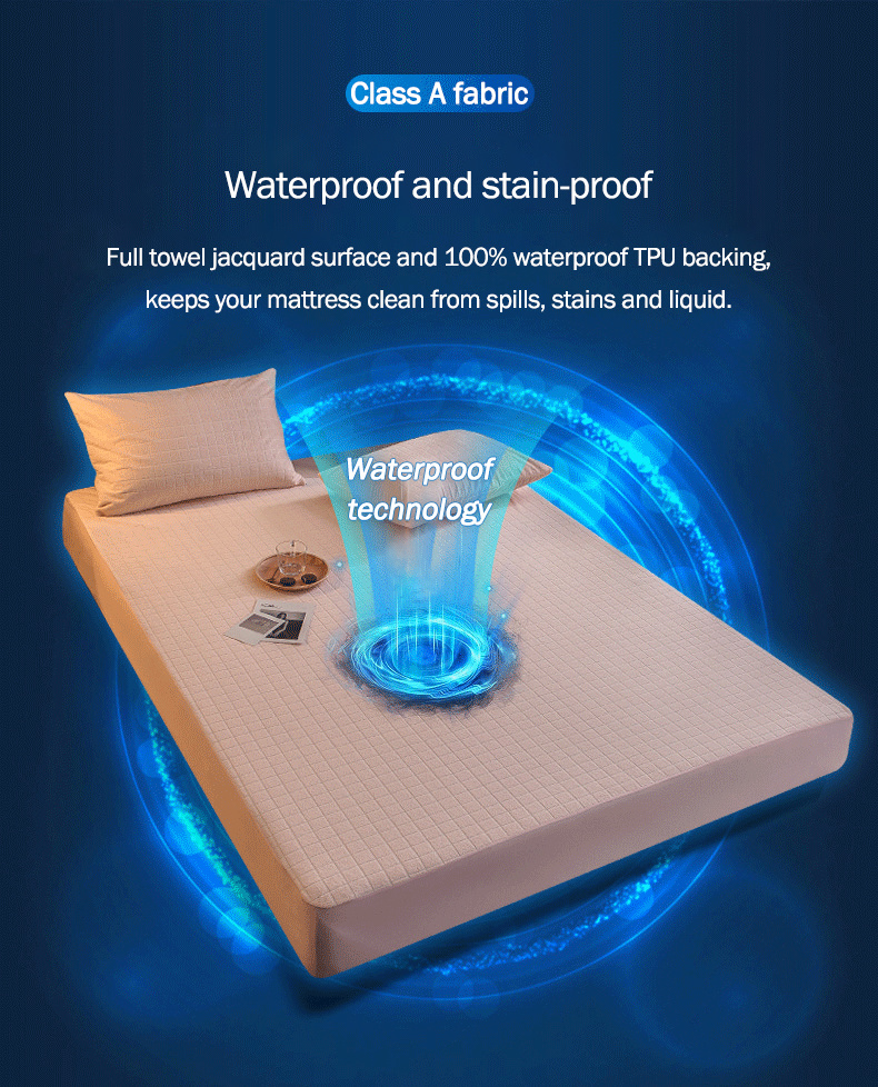 Pure Cotton Waterproof Bedsheet-2